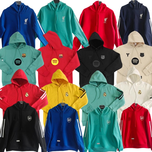 2025 2026 RedsMohamed salah football Hoodies 25 26 men Hoodie training jersey football tracksuit survetement foot chandal soccer tracksuit