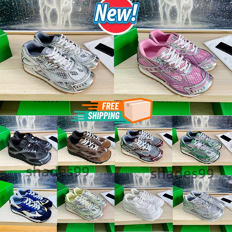 Free Shipping Designer Women Orbit Sneakers Low Casual Shoes Platform Dad Shoe Trainer Black Sier Gold Top Quality Outdoor Trainers
