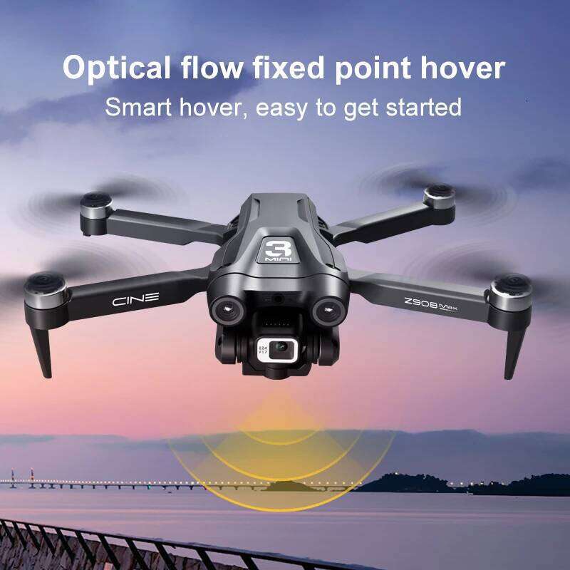 KBDFA MINI Z908pro Drone 4K ESC Professional WIFI FPV Dron Obstacle Avoidance Brushless Four-Axis Folding RC Quadcopter Toys