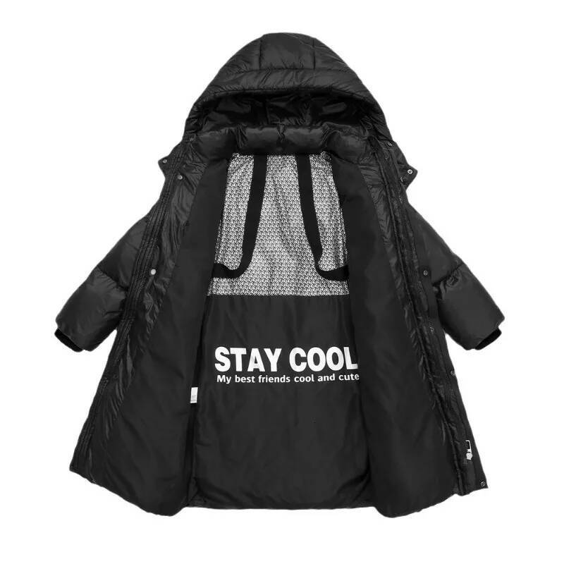 High Quality Thicker Jacket Hooded Black White Duck Outerwear Girl And Boys Down Coats Winter Children ddmysept