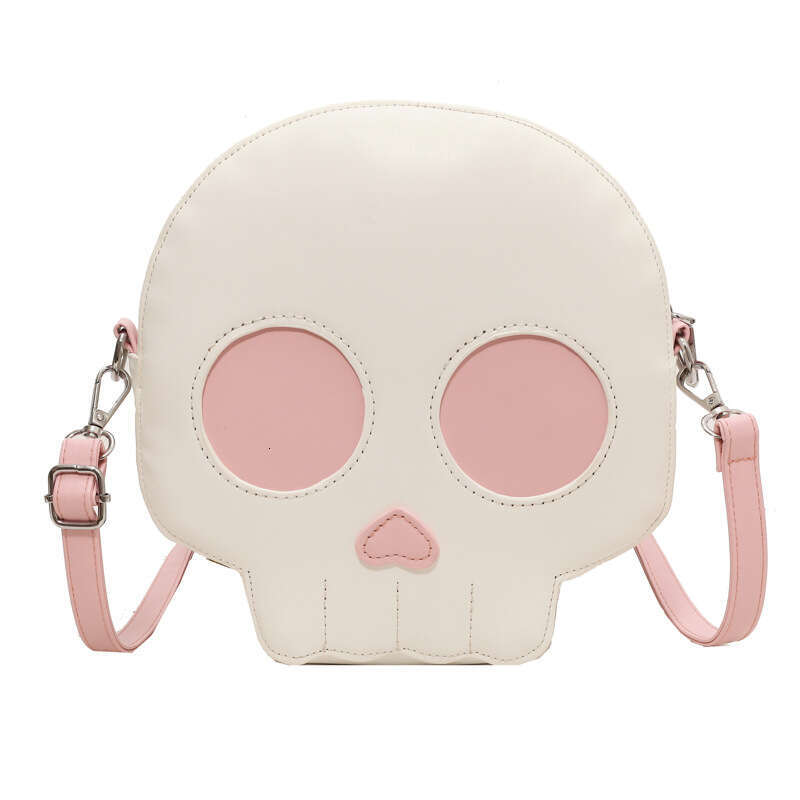 2025 New Single Shoulder Women's Chic Small Quirky Personality Crossbody Halloween Large Capacity Skull Bag for Women