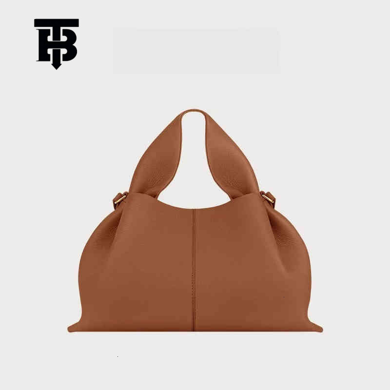 TB BHULAMTE Free Shipping New Designer Bag French Cloud Bag Genuine Leather 2025 High-quality Women's Fashion Dumpling Bag Armpit Handbag Shoulde