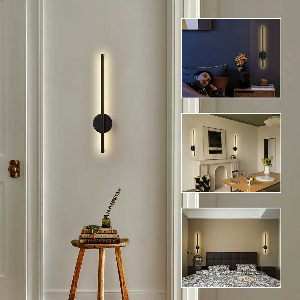 Rechargeable LED Wall Lamp Wireless Magnetic Disc Design Remote Sconce for Bedroom Living Room C251124