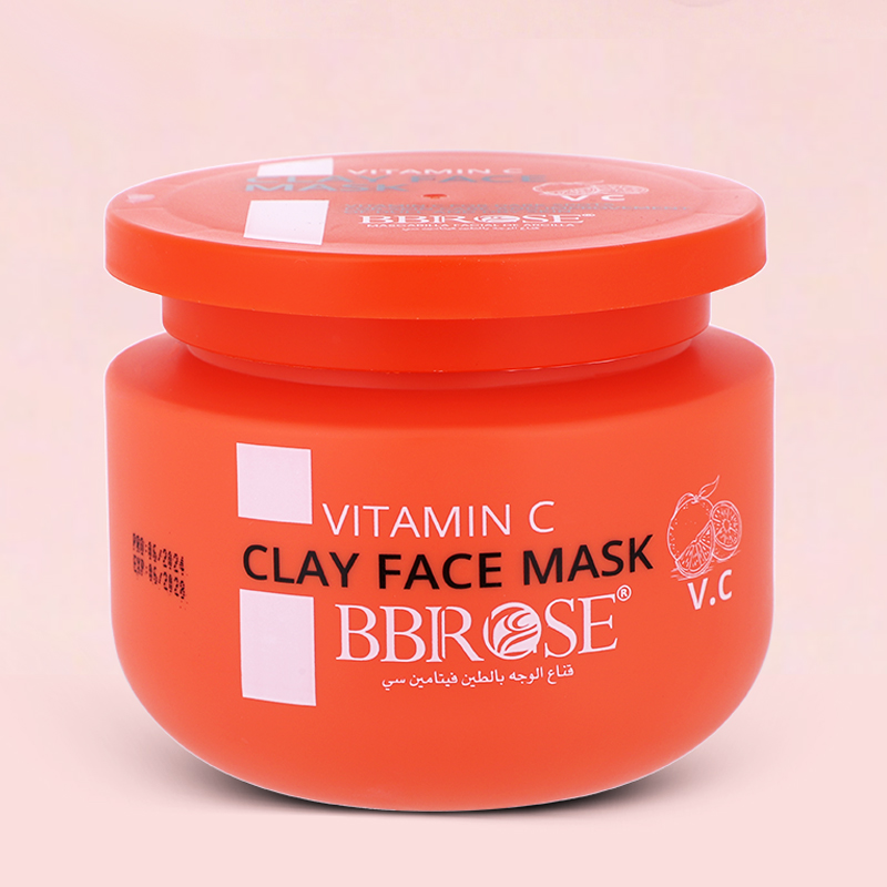 BBROSE Clay Face Mask, Collagen/Vitamin C/Aloe Vera, Deep Cleanse & Purify Skin