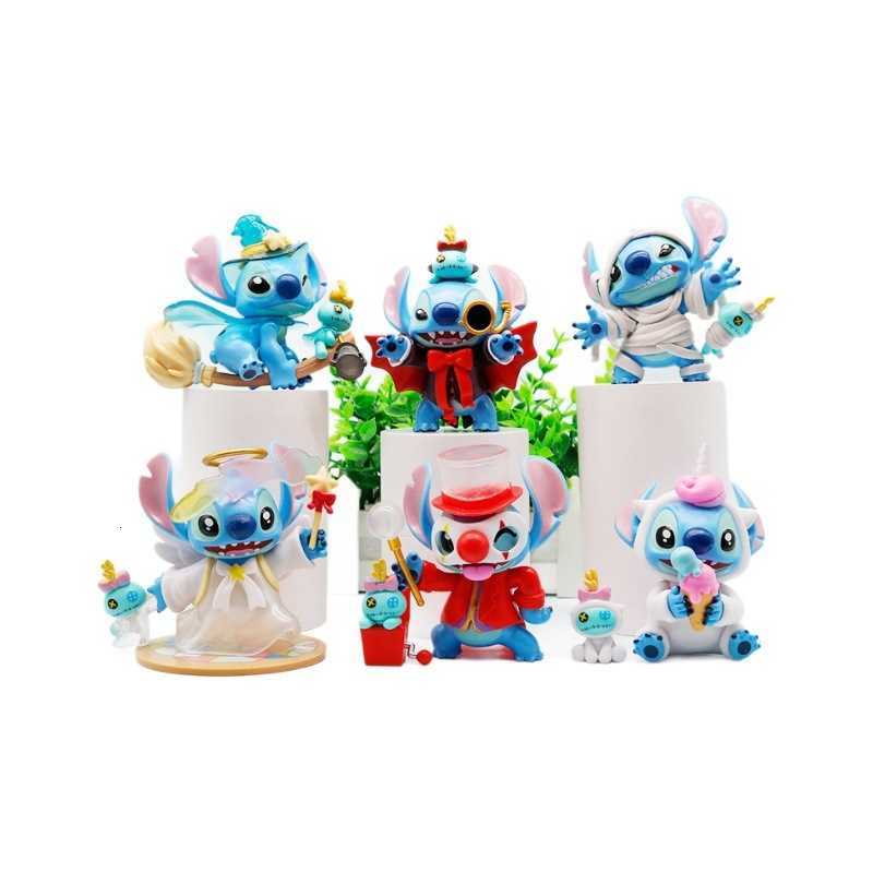 Disney Cosplay Starship Baby Sticker Doll, Funny Sticker Character Model Figurine, Blind Box for Desktop or Car Decoration