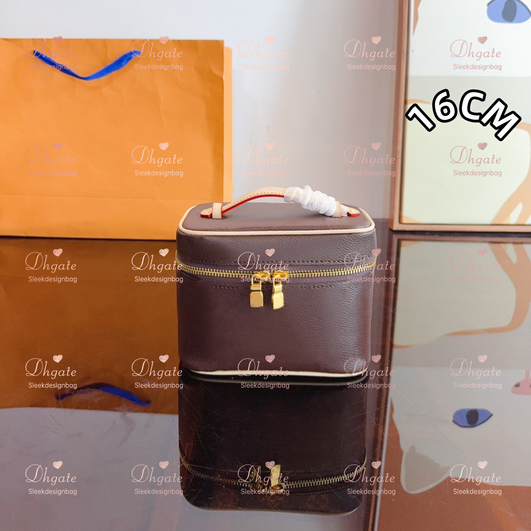 Designer Vanity Bag Women Leather Nice Mini Cosmetic Cases Totes toiletry Luxury Shoulder Bags Crossbody Handbag large makeup bag Top Quality Purses