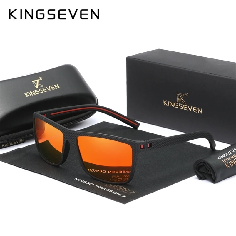 KIINGSEVEN Polarization Mens Sunglasses Sports Anti-slip TR90 Full Frame UV400 Eye Protect Glasses Driving Anti- Eyewear 240528