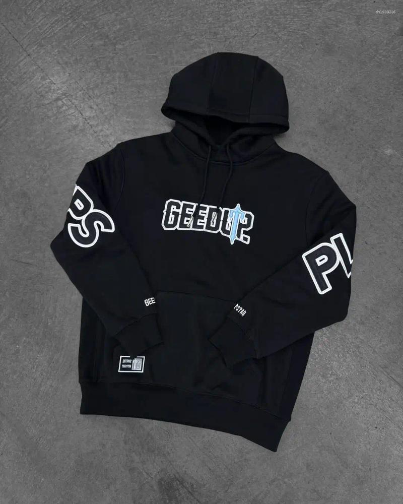 Men's T Shirts Street Fashion Vintage GEEDUP Hoodies Clothes Harajuku Gothic Hip Hop Graphic Oversized Sweatshirts Casual Jacket