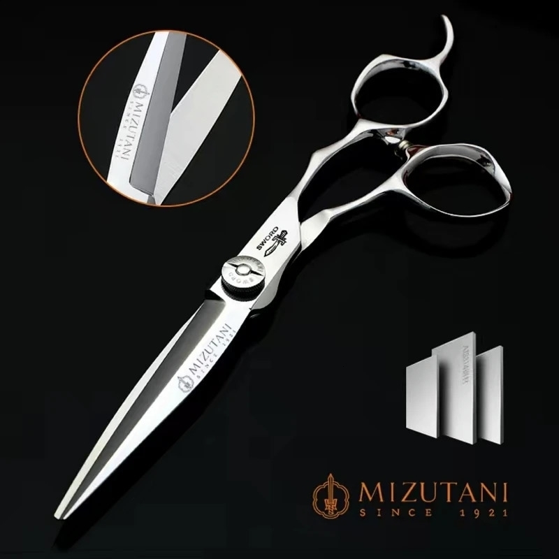 MIZUTANI barber Scissors professional hairdressing scissors 6.0 inch VG10 material Hair cutting machine Hair cutting scissors 240914