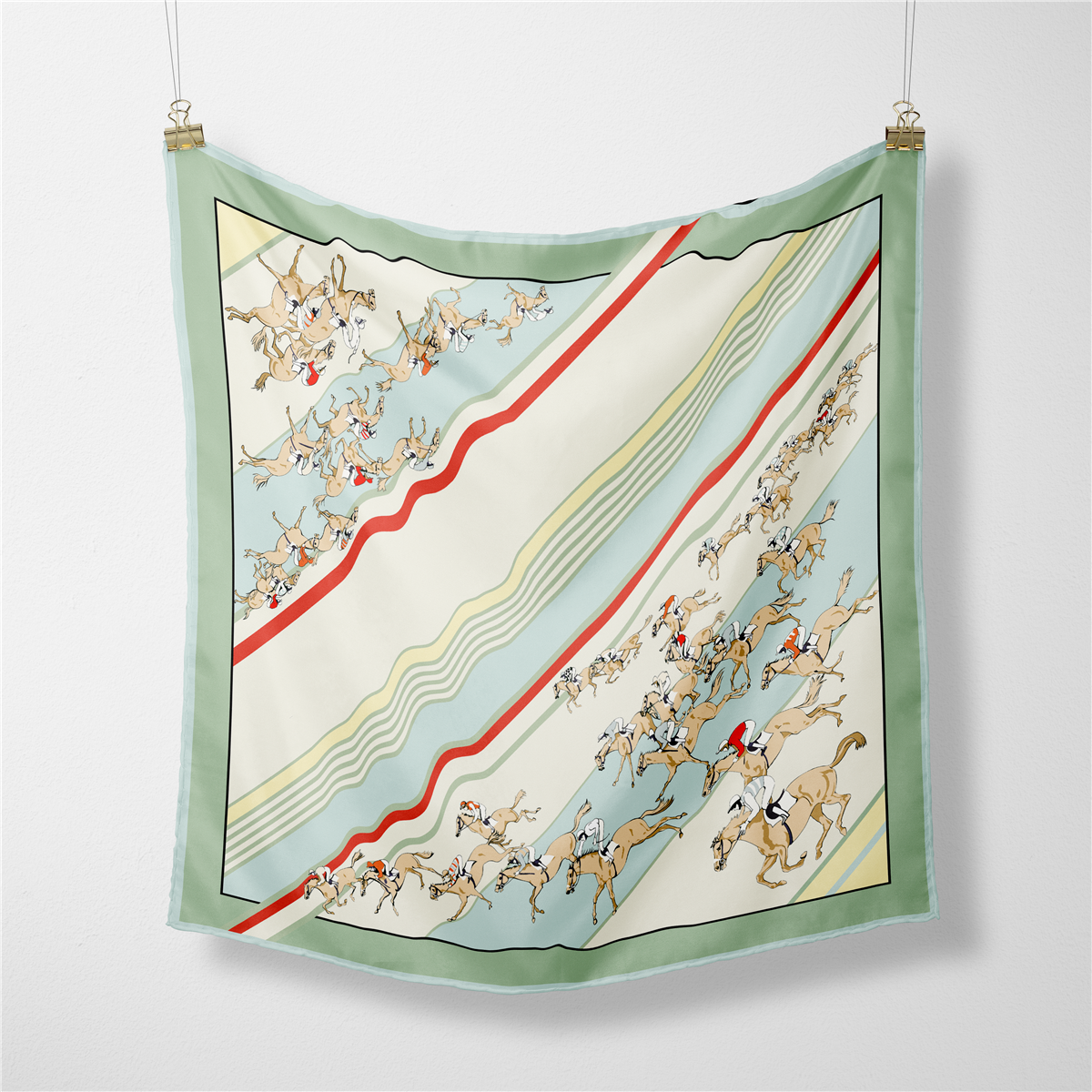Classic Silk Square Scarf Artistic Design Headpiece Neck Accessory Adornment for Parties, Vacations, Everyday Wear, and Gifts