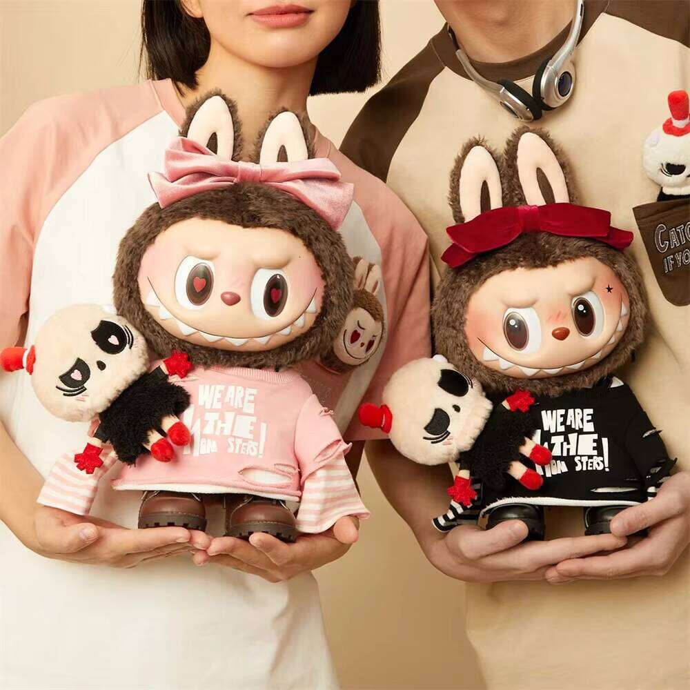 38Cm Labubu Limited Vinyl Series Valentine's Day Monsters Catch Me Plush Figure Toys