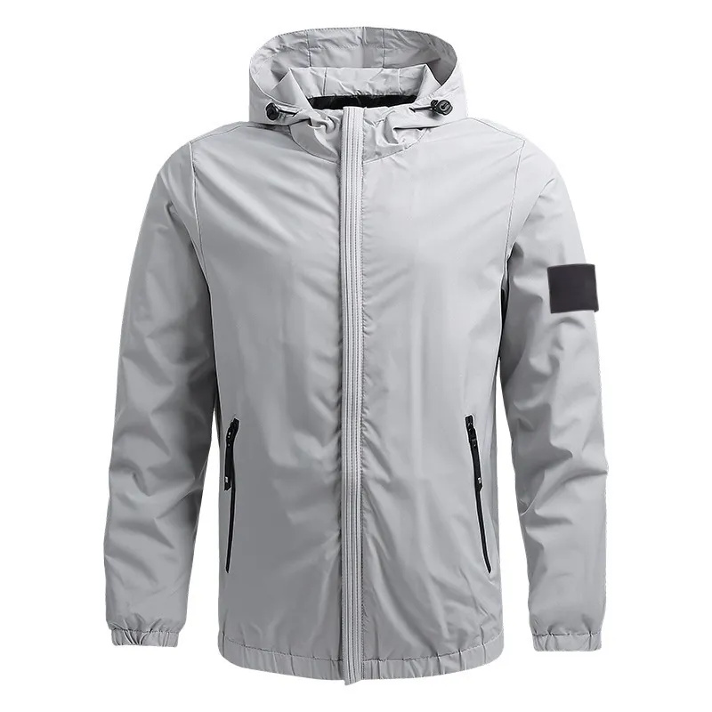 luxury Jacket Men'S Spring Autumn Windrunner Jacket Thin Zipper Designer Jacket Men Sports Windbreaker Outdoor Casual Coat Brand Women Hiking Hooded Coat Fashion