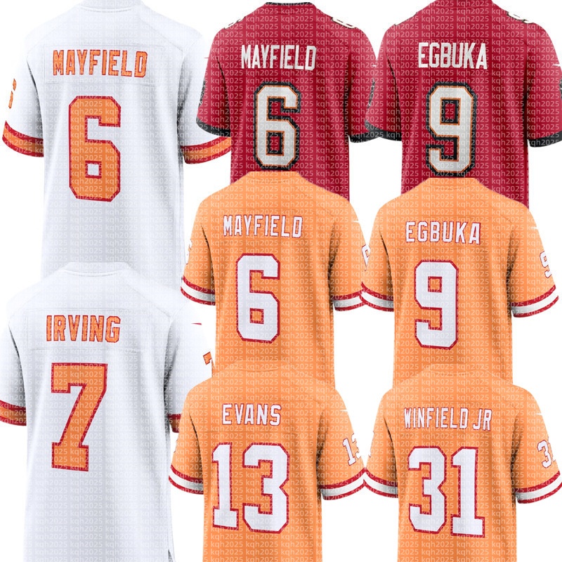 Tom Brady Baker Mayfield Emeka Egbuka Bucky Irving Mike Evans Rachaad White Lavonte David Tristan Wirfs Chris Godwin Jr Mike Alstott Vita Vea custom F