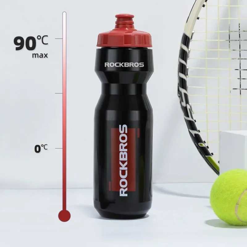 750ml Bicycle Water Bottle Food Grade Sports Fitness Running Riding Camping Hiking Cycling Kettle Leakproof Bike Bottle Cage J250923