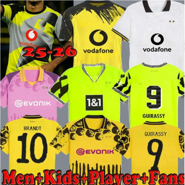 2024 2025 2026 Soccer Jerseys Beier Anton SANCHO REUS Guirassy DorMunDS HALLER Footall Shirts 24 25 26 Men Kids Player Fans Sule Hummels Fullkrug Adeyemi