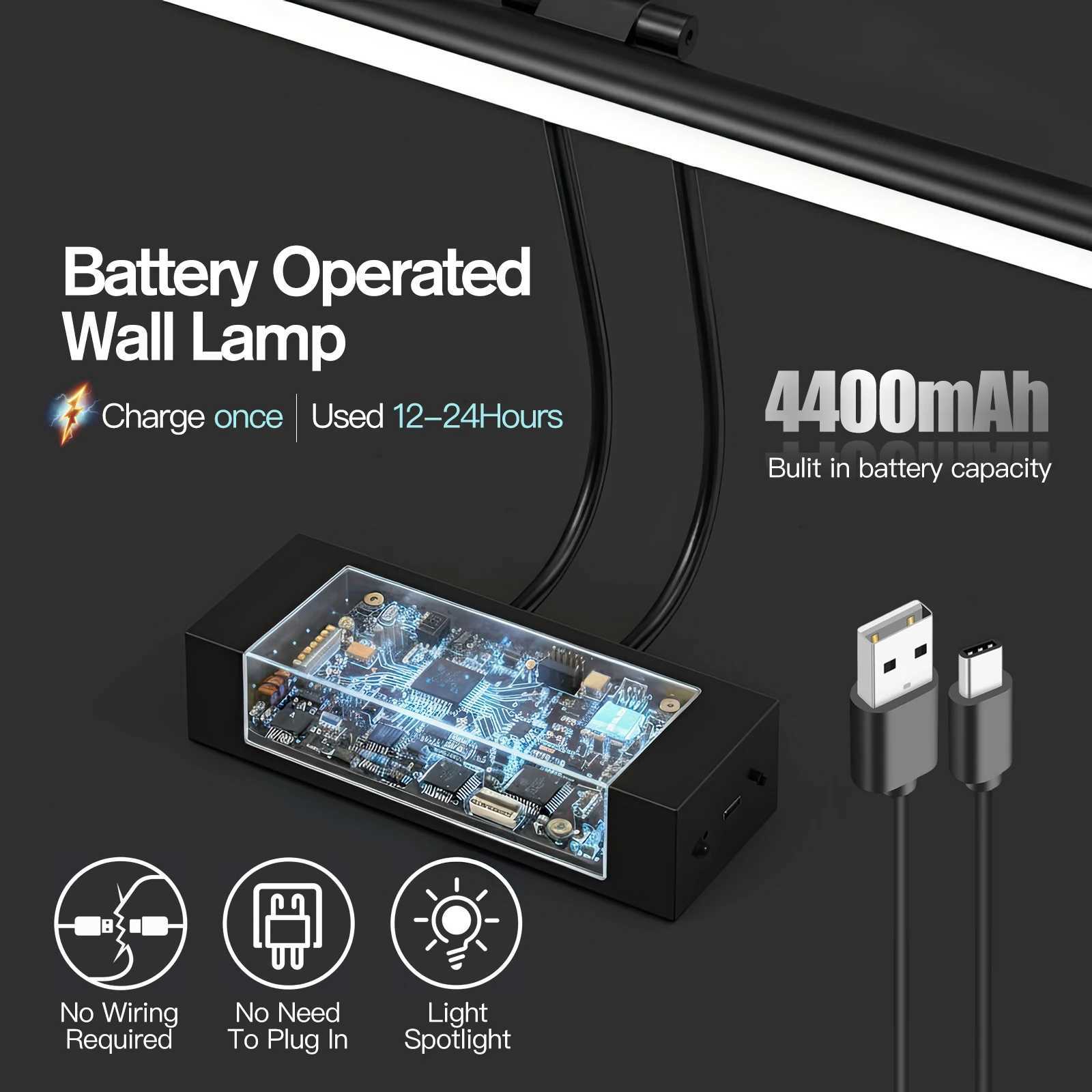 LED Wall Light Indoor 8W 12W Modern Wall Sconce Light AC90260V Bathroom Lighting over Mirror Black Silver 50cm Wall Sconce C251124