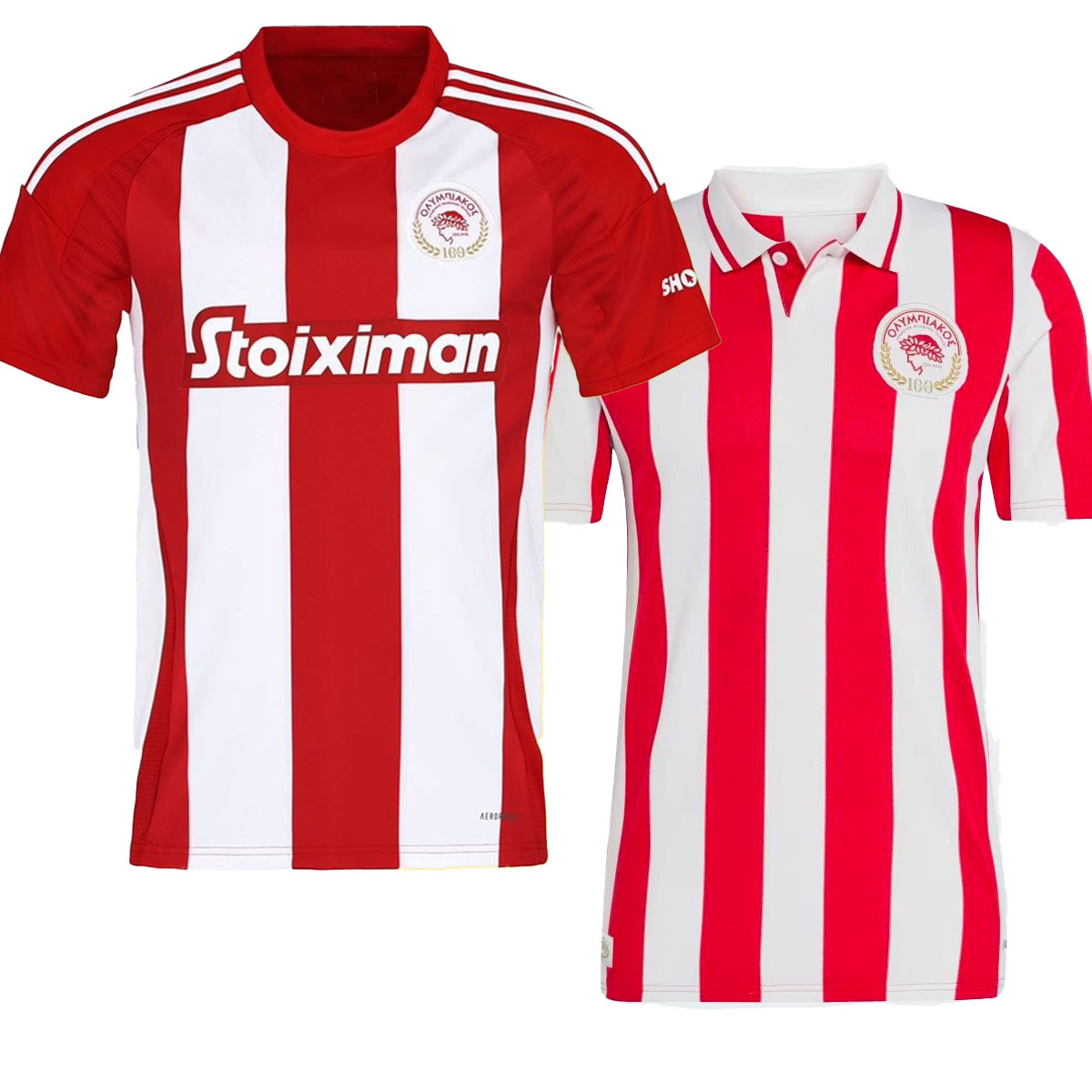 Olympiacos 2025 2026 Centenary Kit Soccer Jerseys Greece Olympiakos UI JO HWANG MASOURAS OLEG KUNDE BIEL JAMES BAKAMBU EL ARABI VALBUENA 25 26 football shirt S-