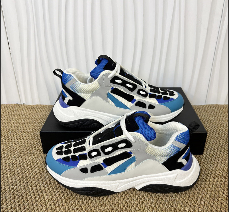 Designer shoes skelet bones casual shoe runner runway skel top low high- men women basketball running shoes