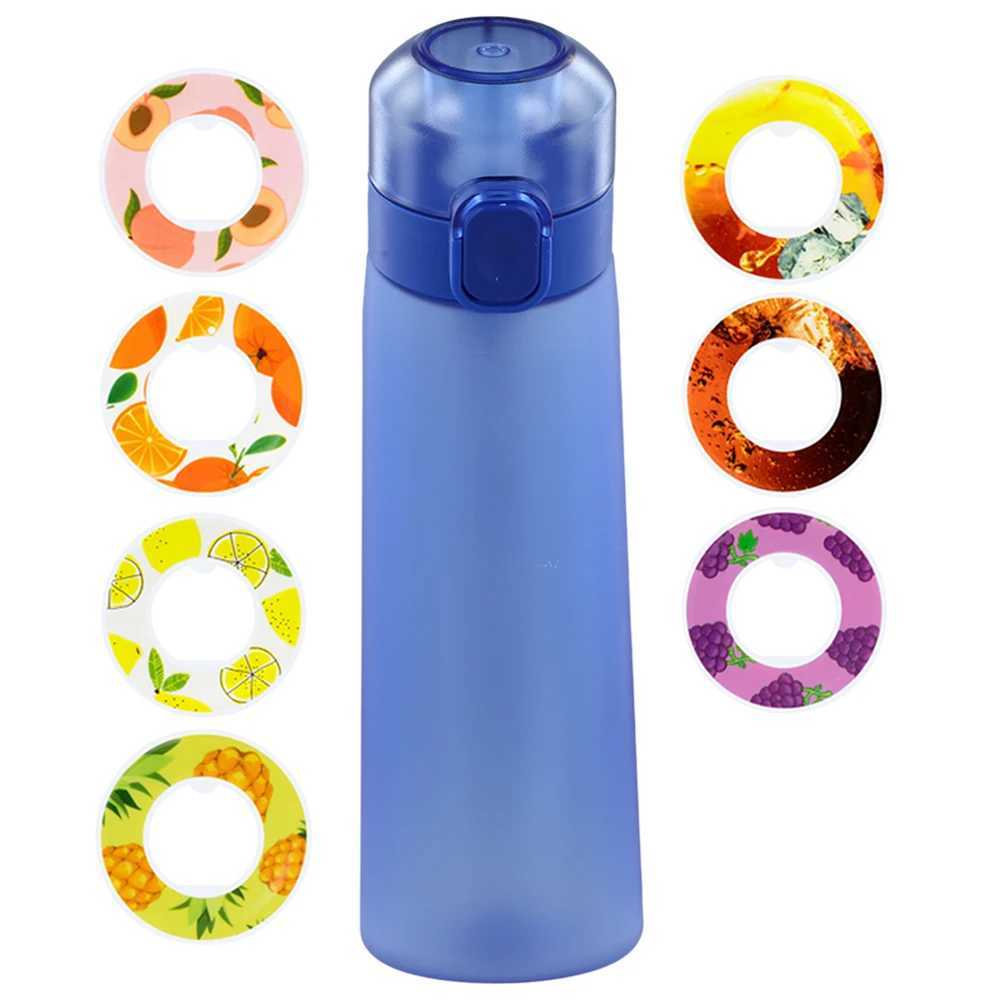 650ML Flavored Water Bottle Scent Up Water Cup 7 Fruit Fragrance Pods Water Cup With Straw Leak Proof for Outdoor Sports J250923