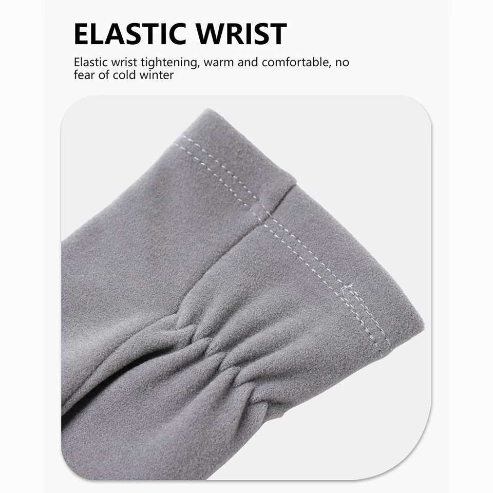 LOOGDEEL Women Winter Touch Screen Warm Windproof Cycling Driving Running Full Finger Glove Mittens New Fashion Lady Gloves J250922