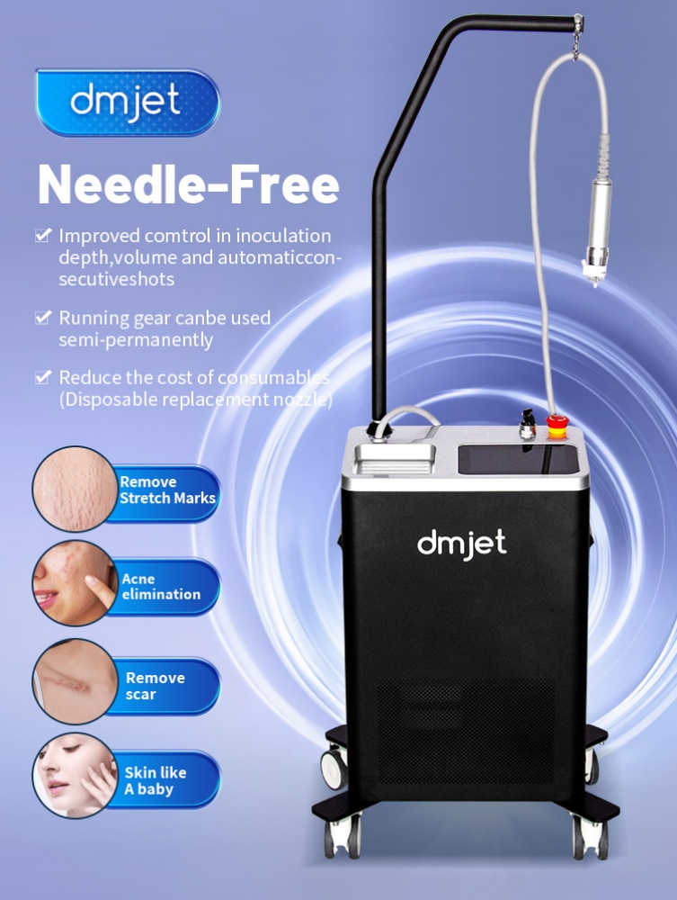 Hot sale DMjet Needle-free injection Air Get Beauty Machine For Acne scar Removal Scalp Treatment Equipment