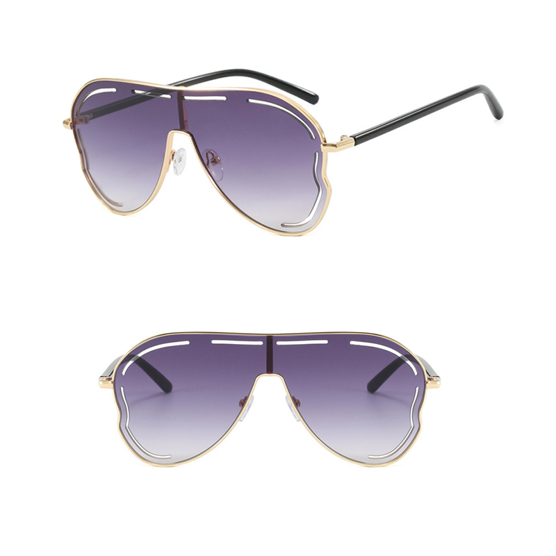 Oversized Retro One-Piece Sunglasses Women Men Fashion Trend 2025 Influencer Style