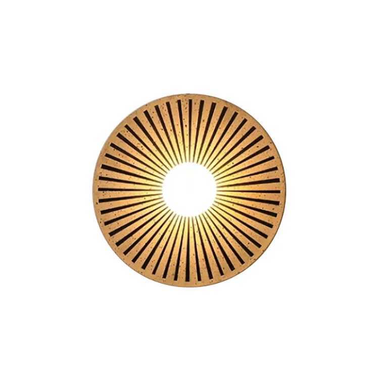 WabiSabi Wall Lamp Japanese Retro FanShaped Lamp for Living Room Bedroom Homestay Decor C251124