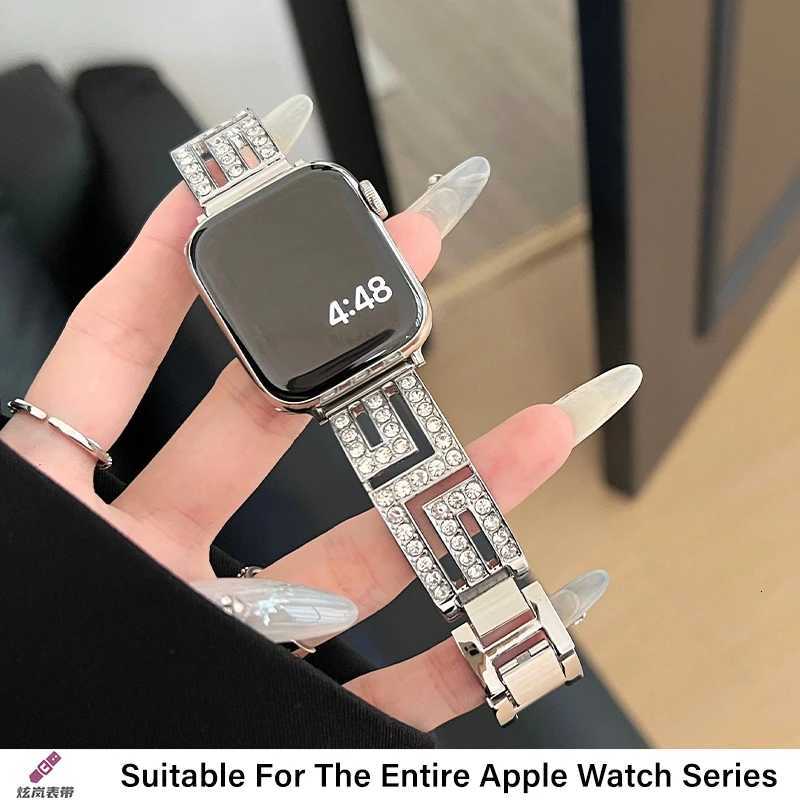 Luxury Luxury Couple Strap for Watch UItra 2 9 8 7 6 5 4 SE Spiral Bracelets for IWatch Series 42mm 40mm 38mm 49mm 45mm 44mm Band Y250924awtyuab