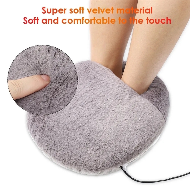USB Foot Warmer Electric Foot Warming Shoes Foot Warming Device Or Home Office School Fall Winter Essential Warm Feet Artifact 240119