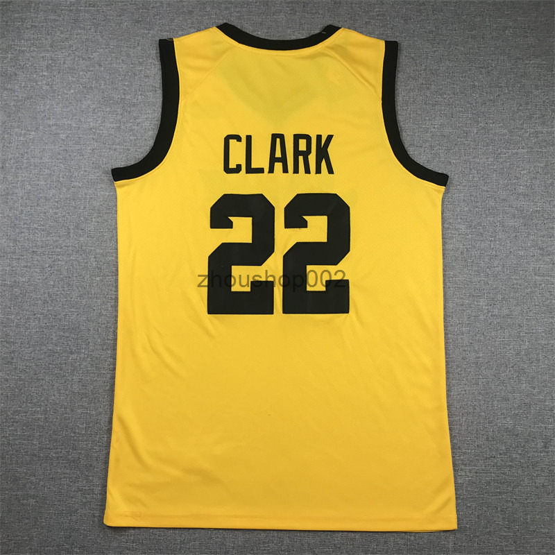 Caitlin Clark 22 Iowa Hawkeyes Basketball Jersey UIowa Stitched Jersey Wear
