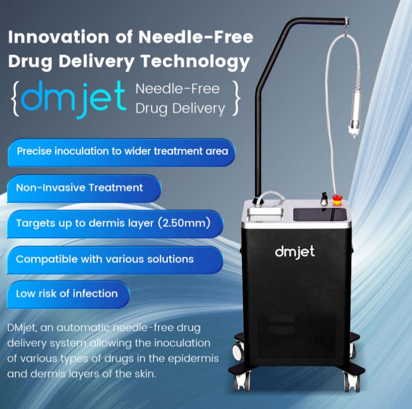 Professional DMjet Needle-free Injection Air Get Beauty Machine For Acne scar Removal Scalp Treatment Hot Selling Device