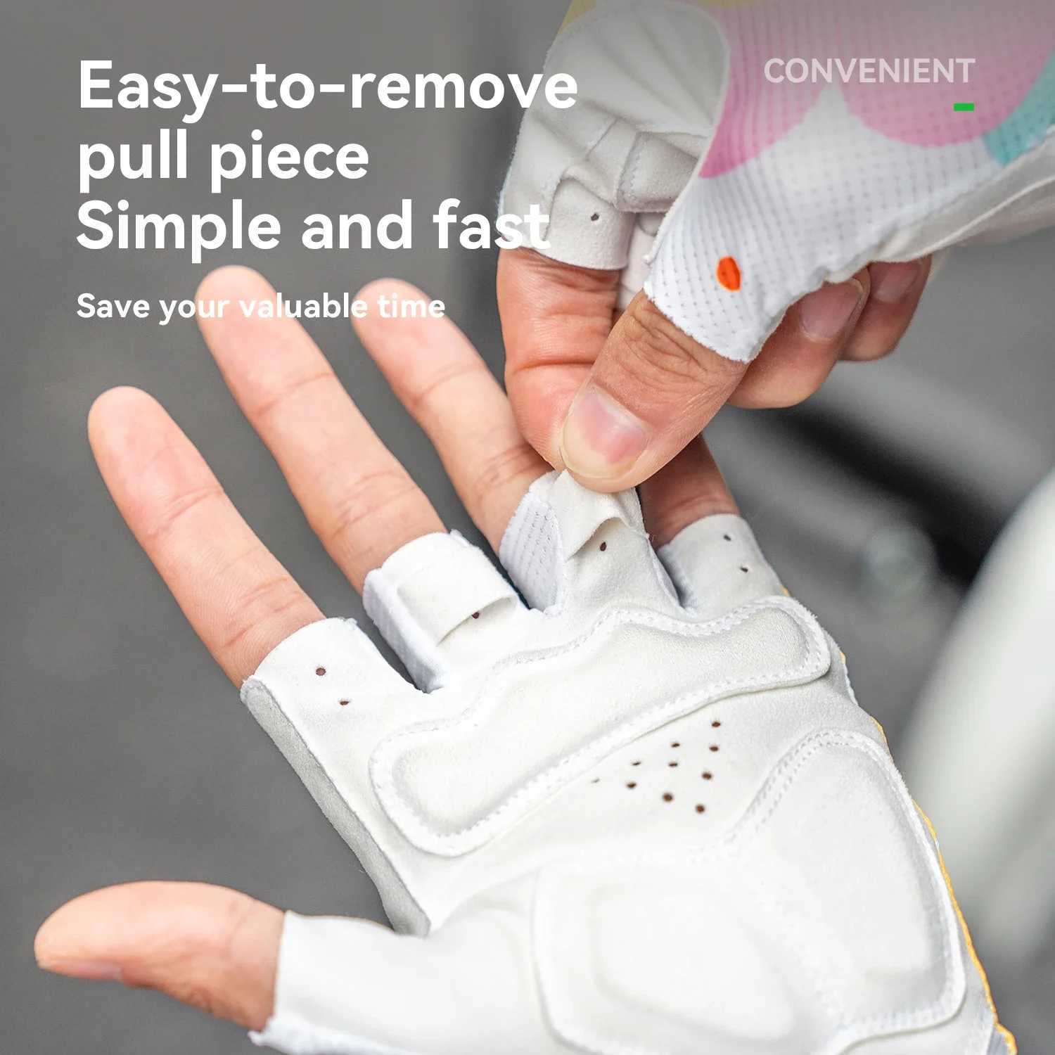 ROCKBROS Summer Half Finger Cycling Gloves Gel Padding Breathable Shock Absorbing Cycling Accessories Pro Cycling Gloves J2509221