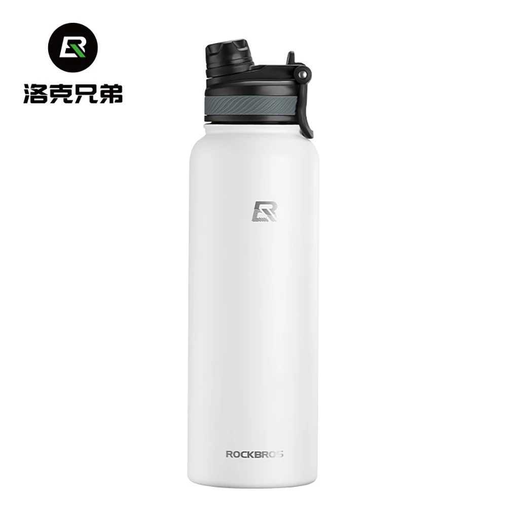 ROCKBROS Insulated Cup Thermal Water Bottle Sports Non Slip 304 Stainless Steel Cold And Hot Thermo Cup Cycling Hiking Kettle J250923