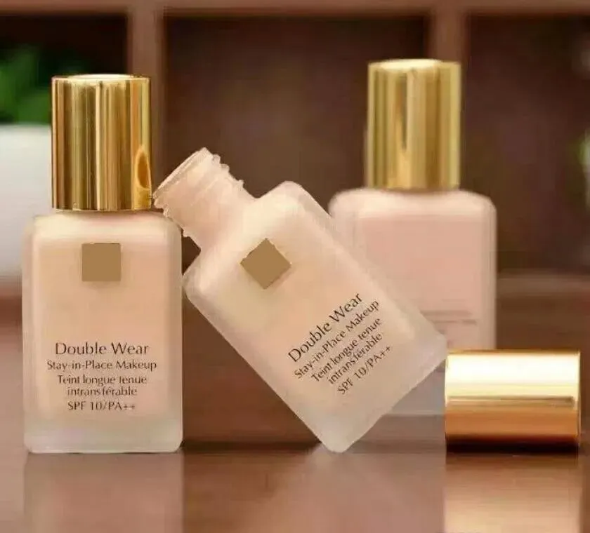 HIGH QUALITY Makeup Double wear Foundation Liquid 2 Colors Stay in Place 30ML Concealer Cream and Natural Long-lasting