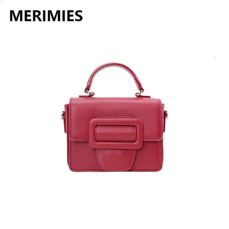 MERIMIES womens fashionable high-end ice cream small square bag niche bag Cambridge bag 240909