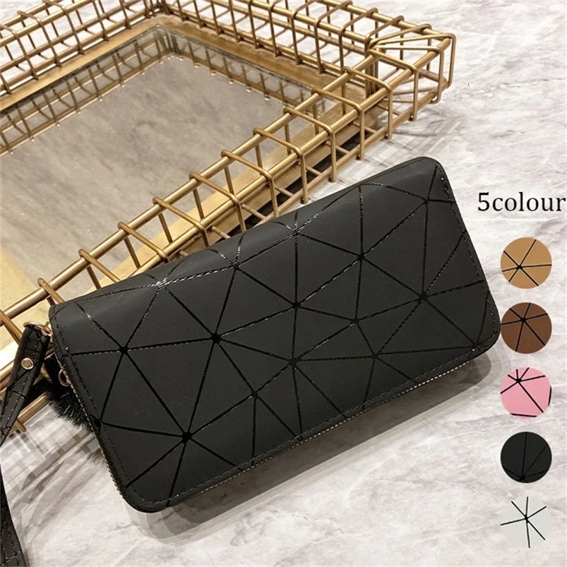 Fashion Zipper Wallets Womens Long Purses Handbags Coin Purse Cards Holder PU Leather Billfold Wallet 240514