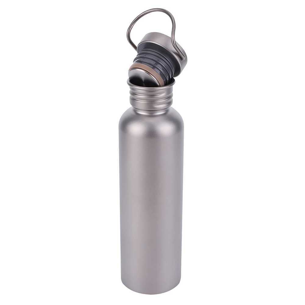 500600750ml Titanium Water Bottle with Lid Portable Sports Kettle LeakProof Lightweight Drinking Bottle for Outdoor Picnic J250923