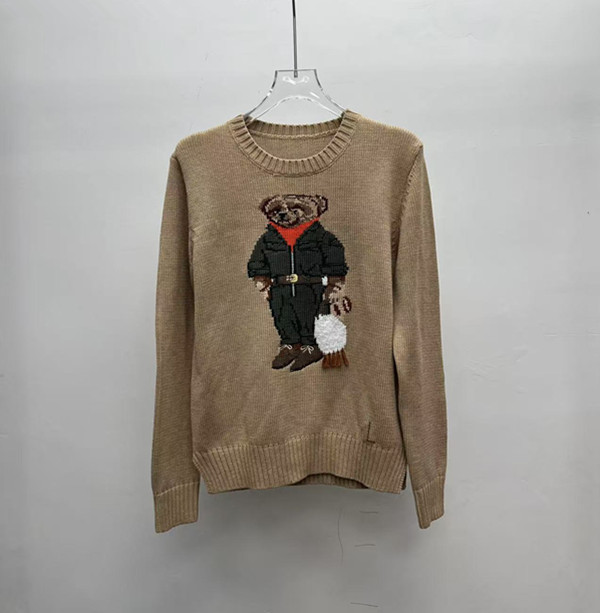 New mens cartoon sweaters bear pullovers womens cashmere knitted clothing winter fashion shirts and unique outfits L251108AN0F L251115LLS9