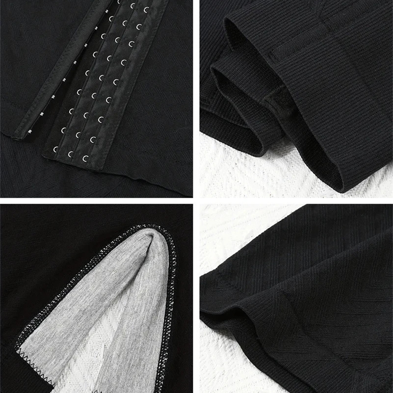 Women Firm Tummy Control with Hook Butt Lifter Shapewear Panties High Waist Trainer Body Shaper Female Slimming Fajas Shorts 241224