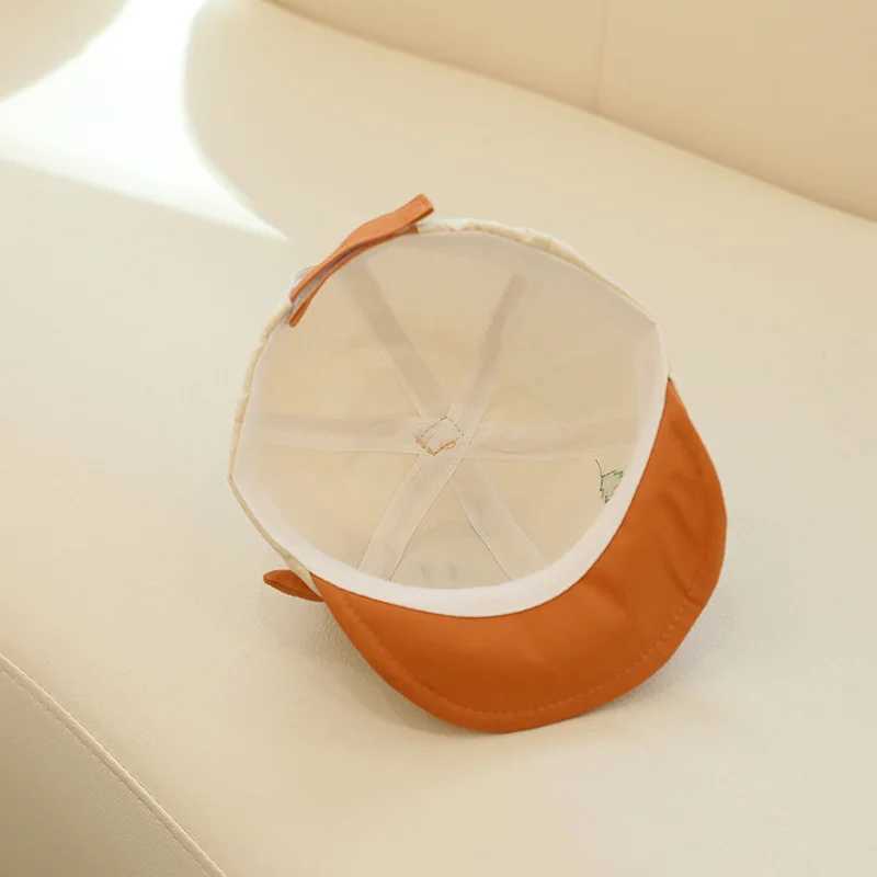 Hello Dinosaur Baby Peaked Hat Cute Cartoon Kids Duck Tongue Hat Boys Girls Short Brim Baseball Hats Children Sunshade Visors Z251029