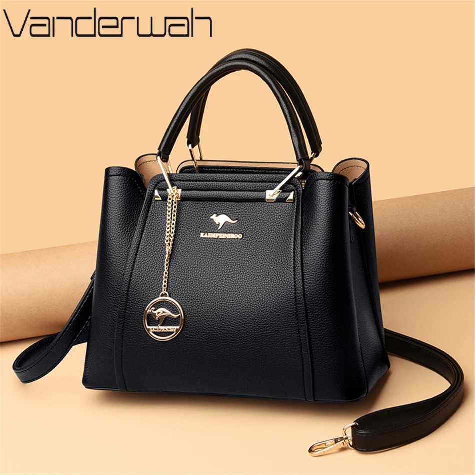 2024 Luxury Women Designer 3 Layers Shoulder Crossbody Sac Ladies Large Capacity Leather Handbags Shopper Brand Messenger Totes J251025