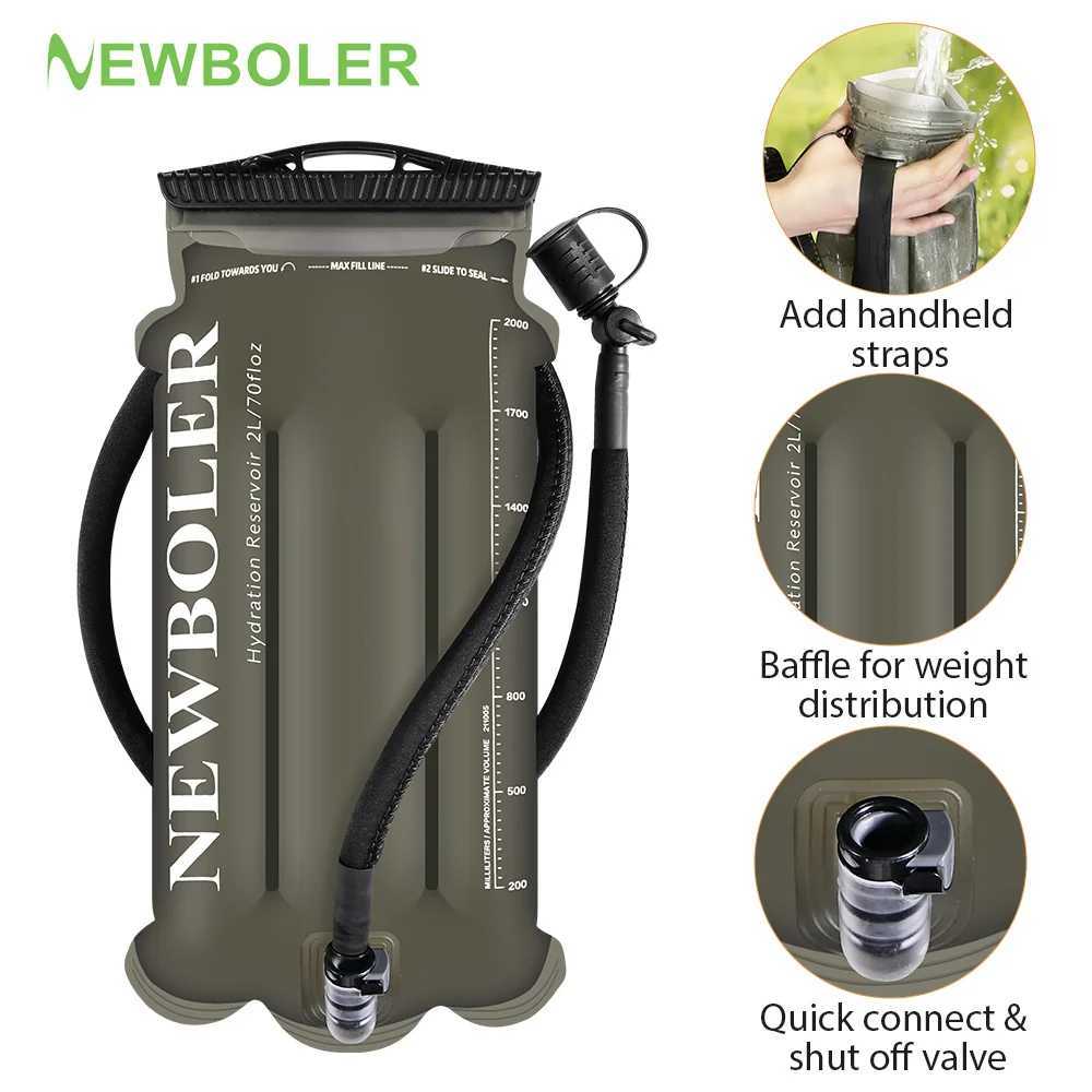 NEWBOLER TPU Detachable Drinking Tube Water Bag Large Capacity Outdoor Drinking Bag Mountaineering Running Reservoir Bag 2L3L J250923
