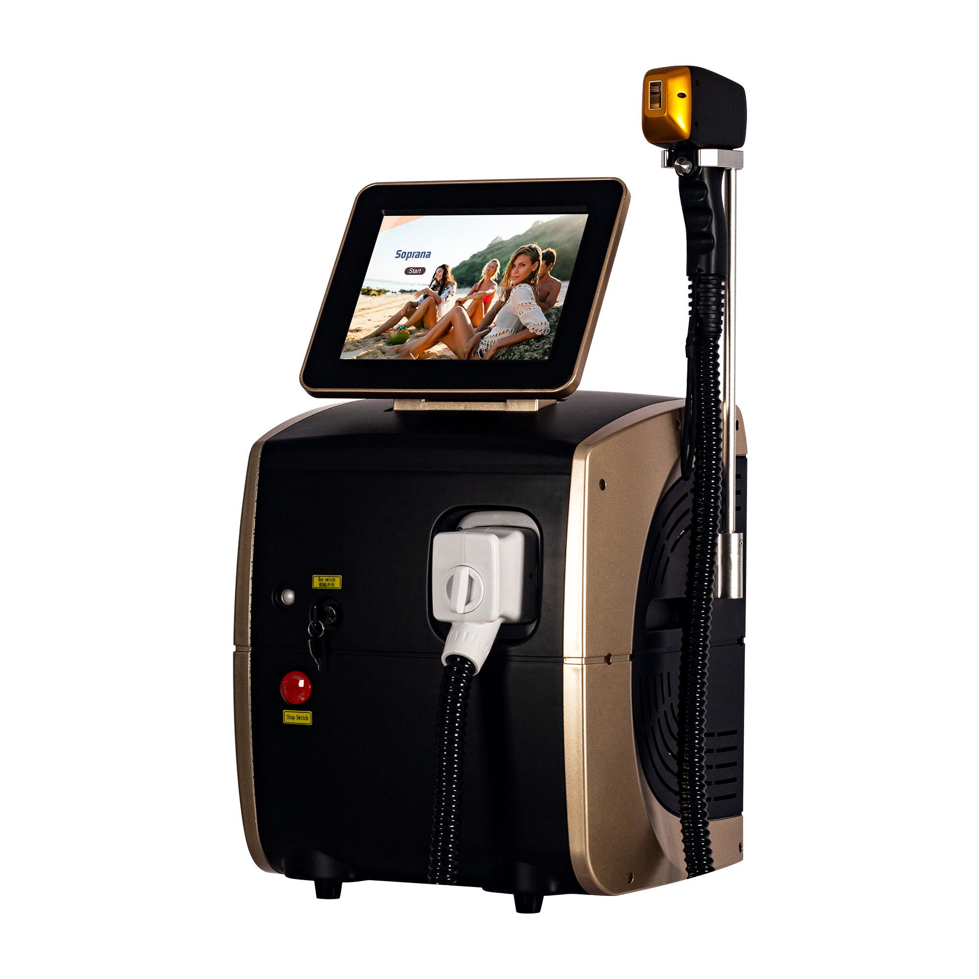 The Latest 808NM Diode Hair Remover 3000W Professional Three-wavelength 755nm 808nm 1064nm Painless Hair Removal Efficient Permanent Hair Removal Lase
