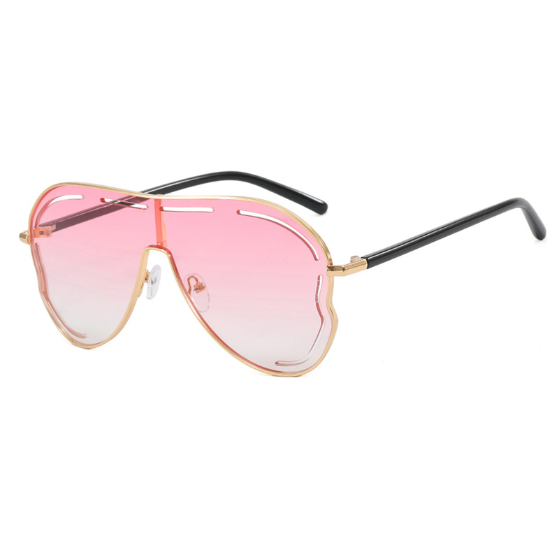 Oversized Retro One-Piece Sunglasses Women Men Fashion Trend 2025 Influencer Style
