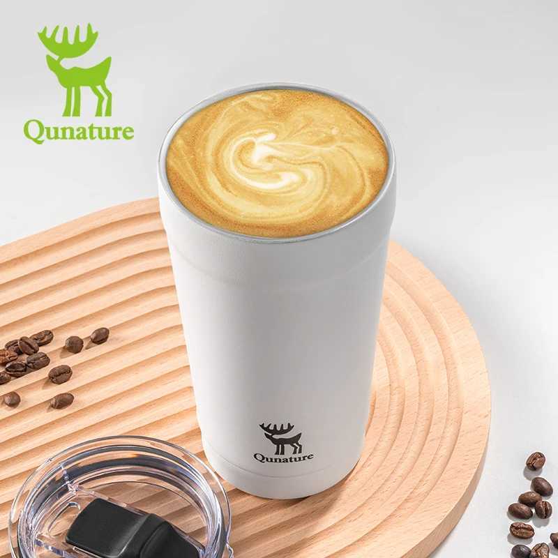 Qunature Winter Thermos Coffee Cup 304 Stainless Steel Outdoor Portable Bicycle Water Cup Mens Womens Cycling kettle J250923