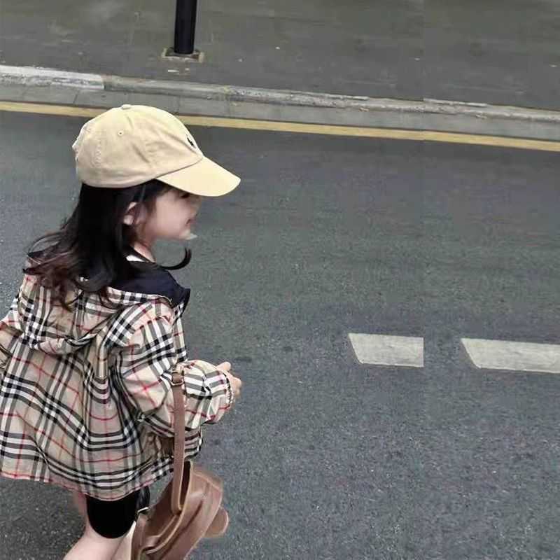 Korean Childrens Clothing Childrens Jacket Spring and Autumn Clothing Boys and Girls Fashionable Trendy Cool Design Reversible Hooded Windbreaker Jack