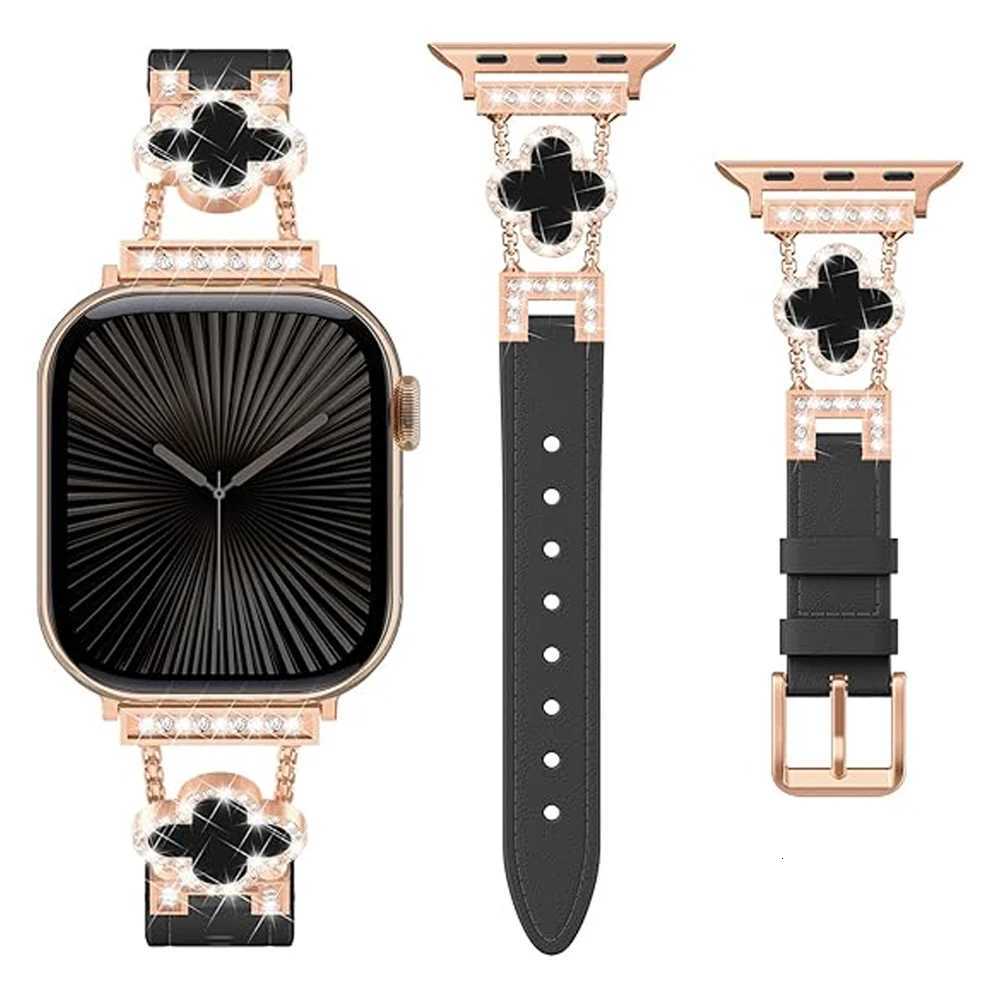 Luxury Leather Band for watch 46mm 45mm 44mm 49mm 40 41 42mm Lucky Dressy bracelet series 10 9 8 7 6 5 4 SE tra 2 Strap Y250923aw