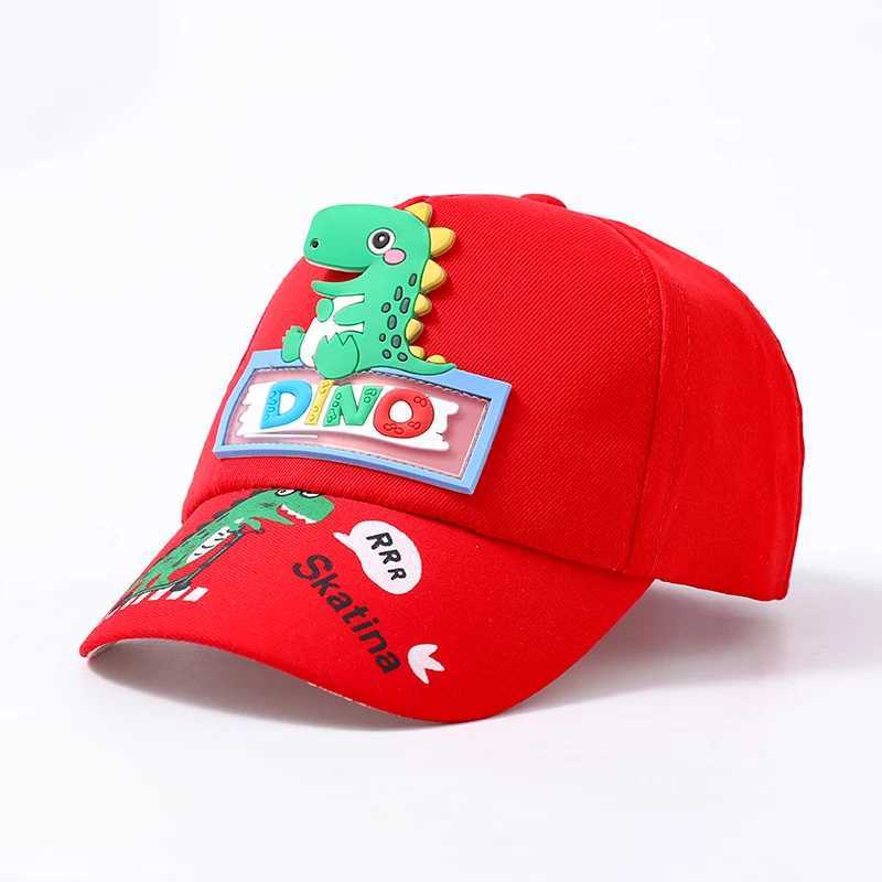 Cute Dinosaur Children Baseball Cap Cartoon Kids Duckbill Hat 236Month Boy Girl Outdoor Sunshade Visors Toddler Duck Tongue Cap Z251029
