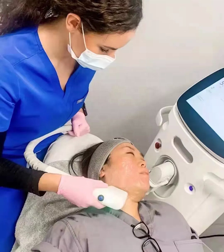 Professional Focused High-intensity Rf Hifu Beauty Machine Facial Lifting Anti Wrinkled Body Face Removal Skin Care Products