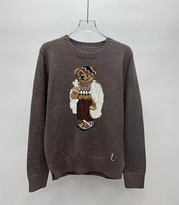 New mens cartoon sweaters bear pullovers womens cashmere knitted clothing winter fashion shirts and unique outfits L251108AN0F L251115LLS9